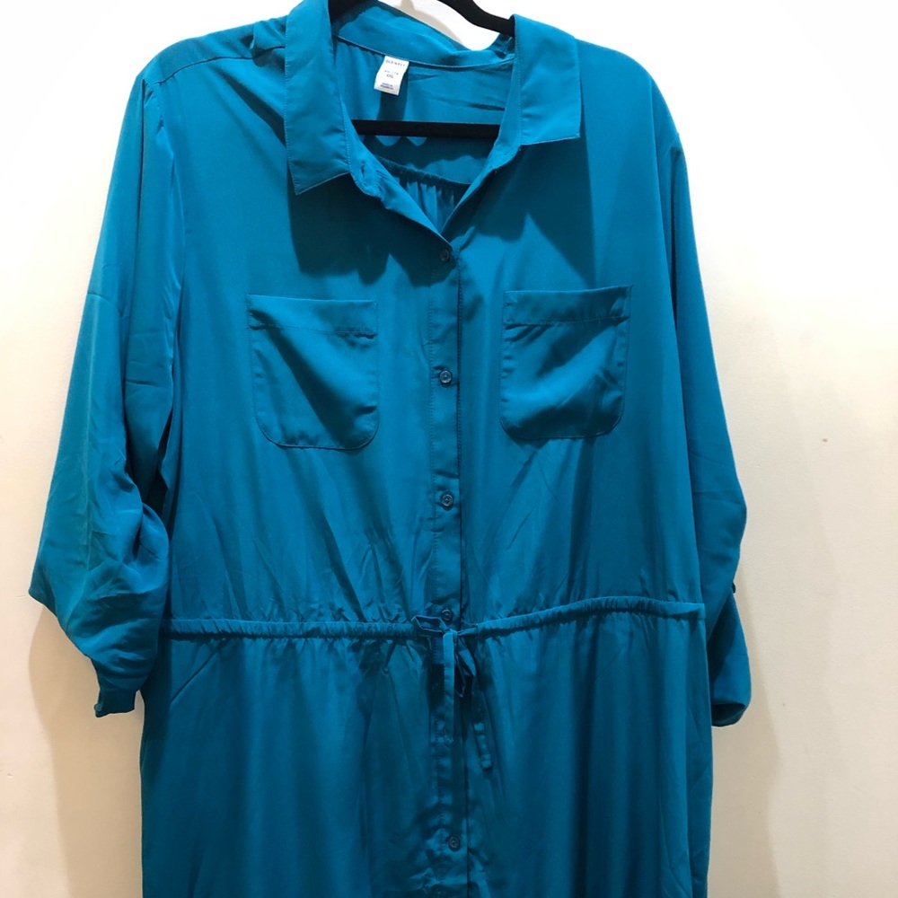 Turquoise 3/4 Dress